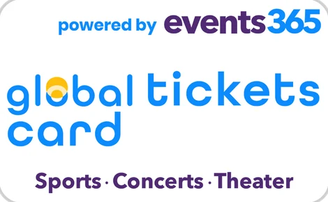 Global Tickets Card powered by Events365
